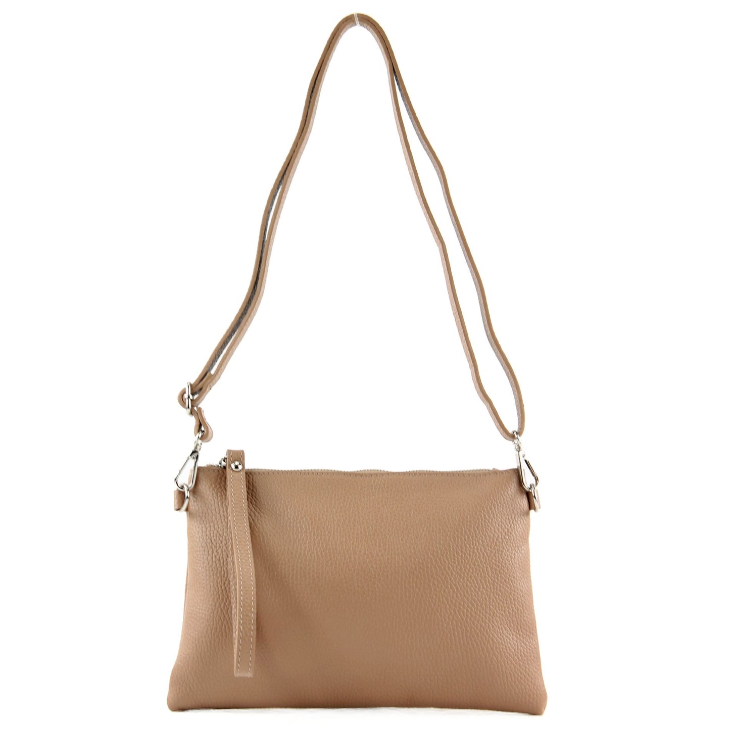modamoda de T186 Damen Leder Clutch Umhängetasche Abendtasche handmade in Italy
