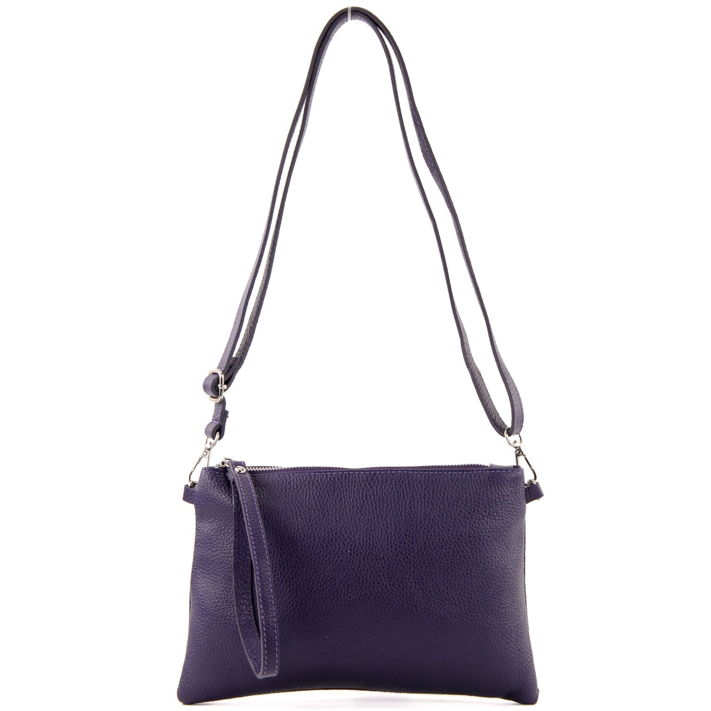 modamoda de T186 Damen Leder Clutch Umhängetasche Abendtasche handmade in Italy