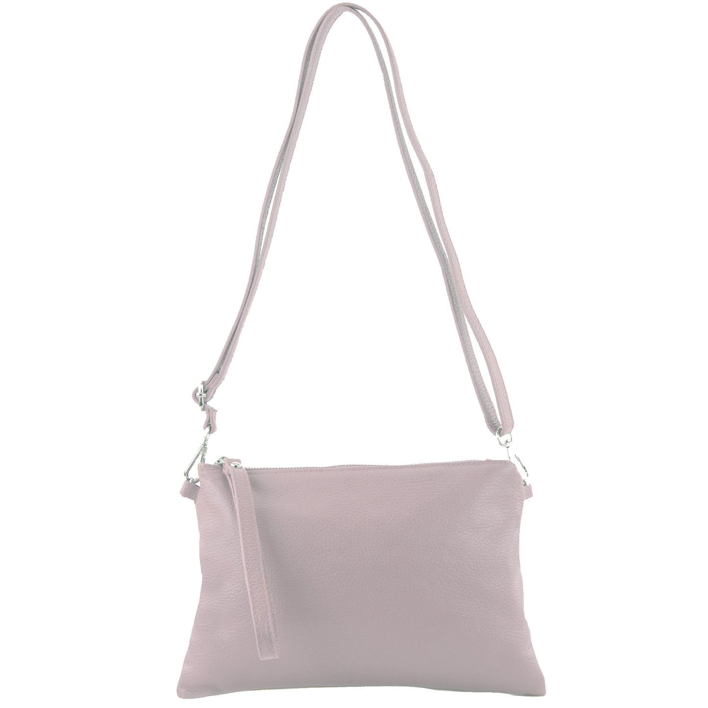 modamoda de T186 Damen Leder Clutch Umhängetasche Abendtasche handmade in Italy