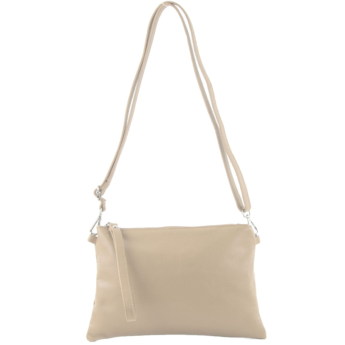 modamoda de T186 Damen Leder Clutch Umhängetasche Abendtasche handmade in Italy