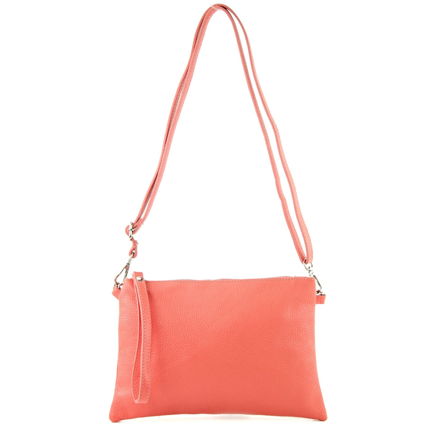 modamoda de T186 Damen Leder Clutch Umhängetasche Abendtasche handmade in Italy