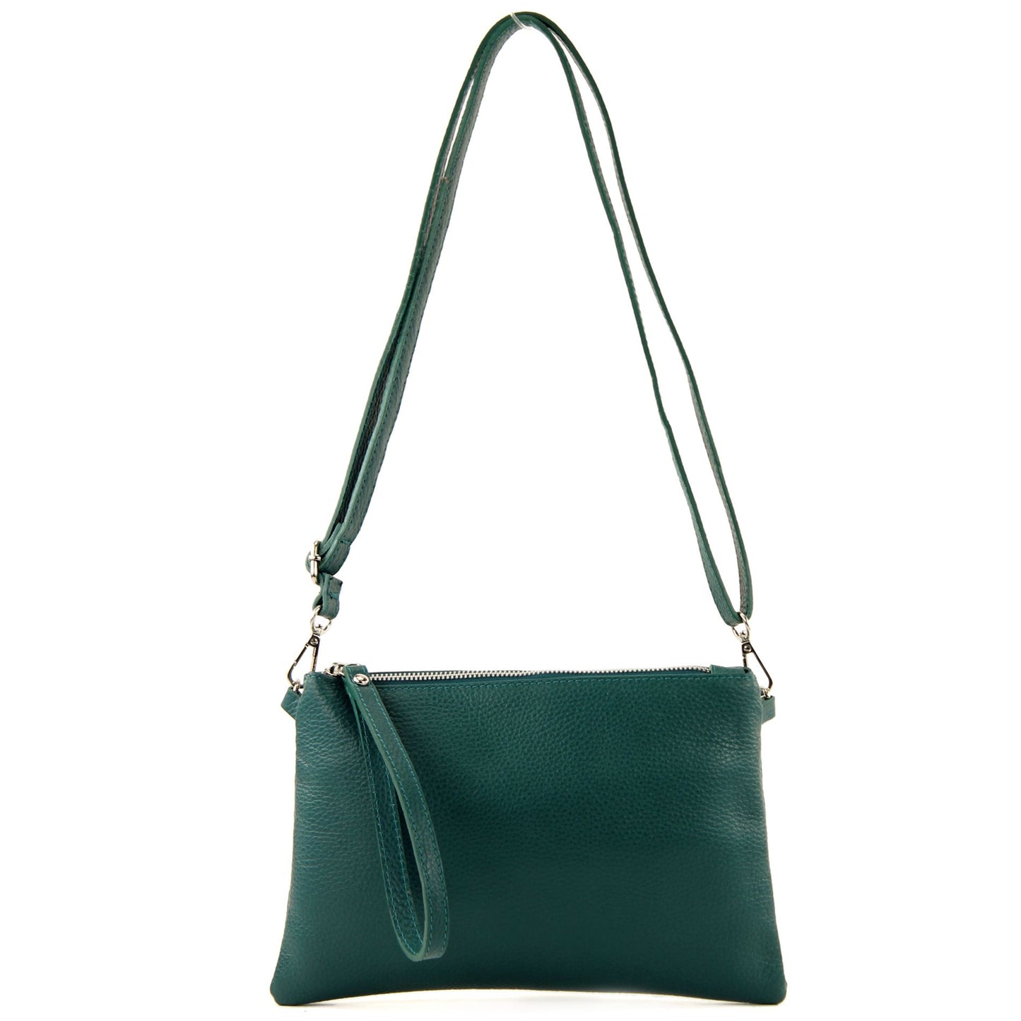 modamoda de T186 Damen Leder Clutch Umhängetasche Abendtasche handmade in Italy