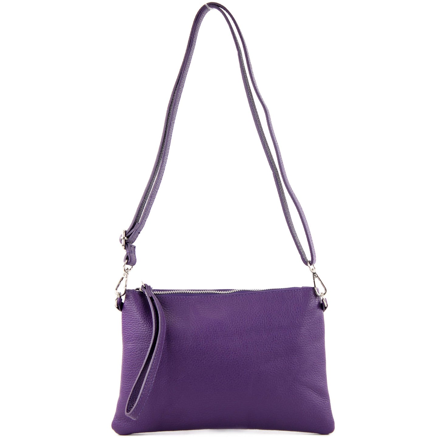 modamoda de T186 Damen Leder Clutch Umhängetasche Abendtasche handmade in Italy