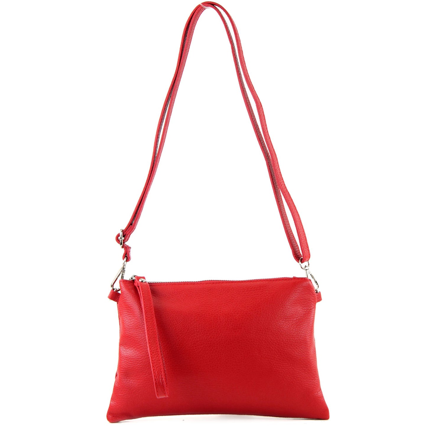 modamoda de T186 Damen Leder Clutch Umhängetasche Abendtasche handmade in Italy
