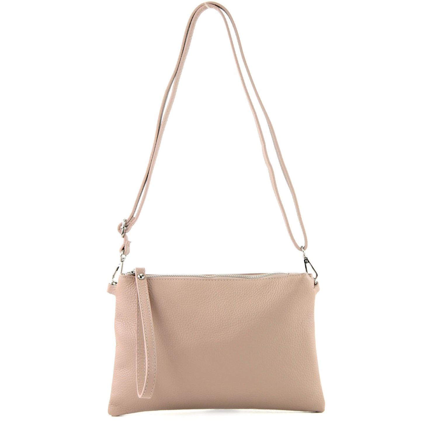 modamoda de T186 Damen Leder Clutch Umhängetasche Abendtasche handmade in Italy