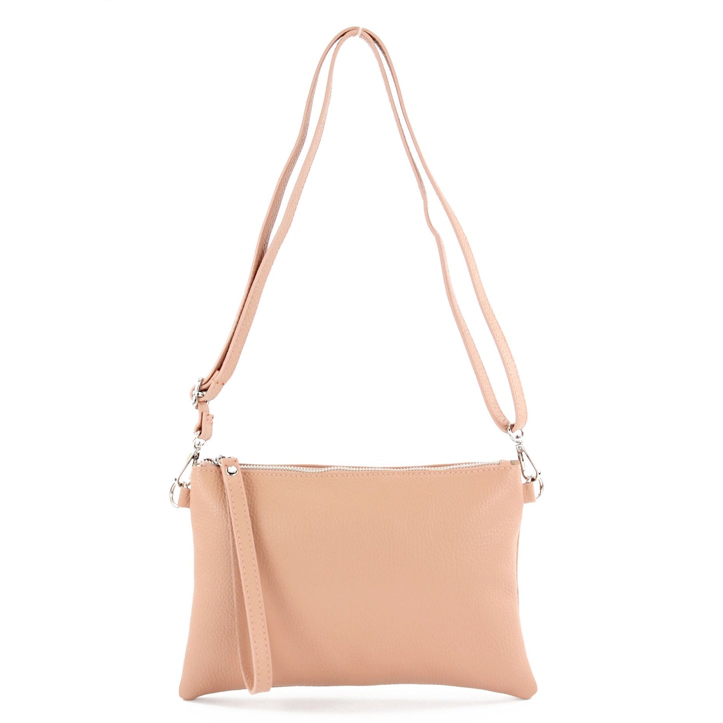 modamoda de T186 Damen Leder Clutch Umhängetasche Abendtasche handmade in Italy