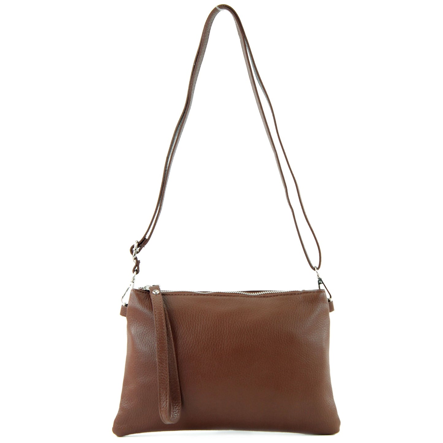 modamoda de T186 Damen Leder Clutch Umhängetasche Abendtasche handmade in Italy