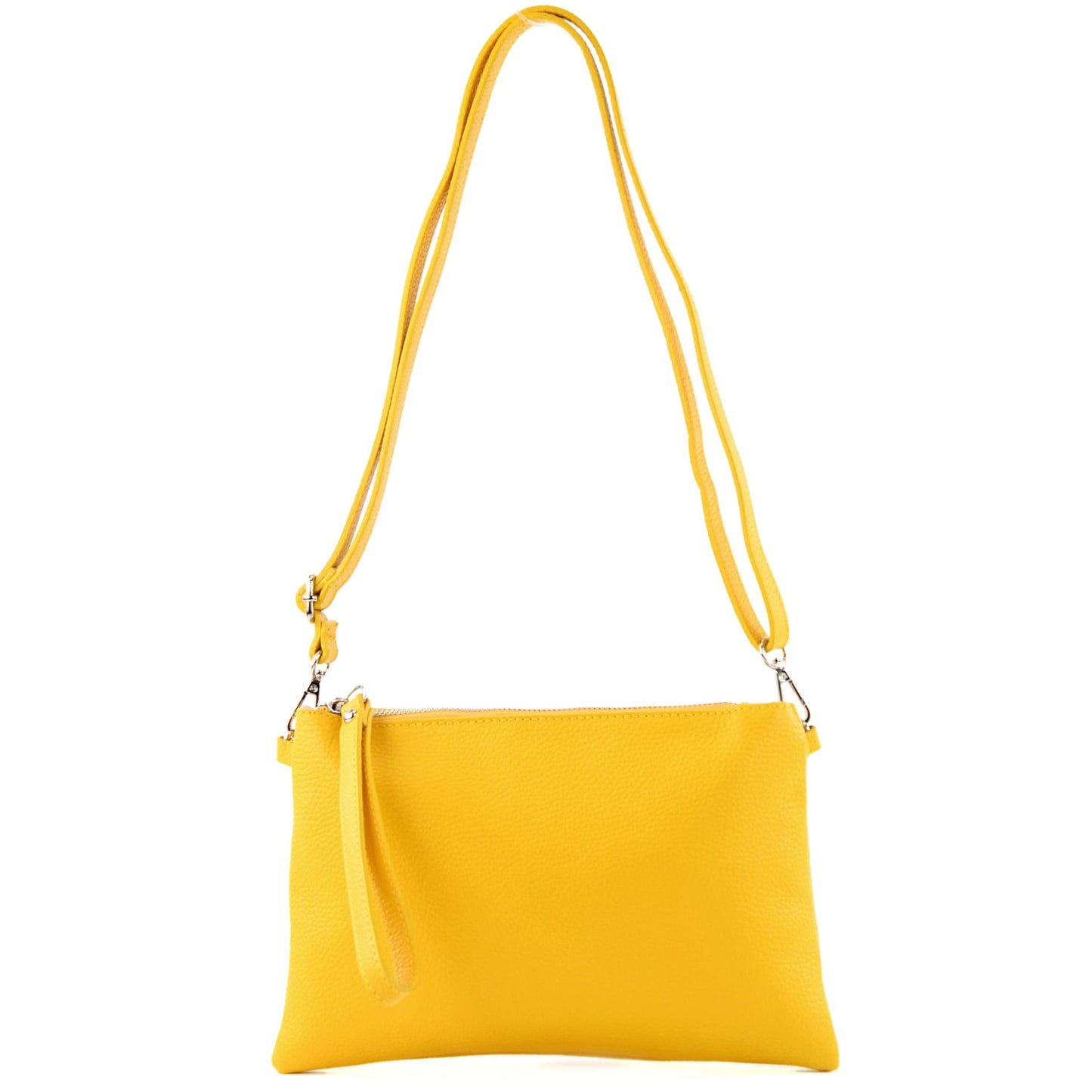modamoda de T186 Damen Leder Clutch Umhängetasche Abendtasche handmade in Italy