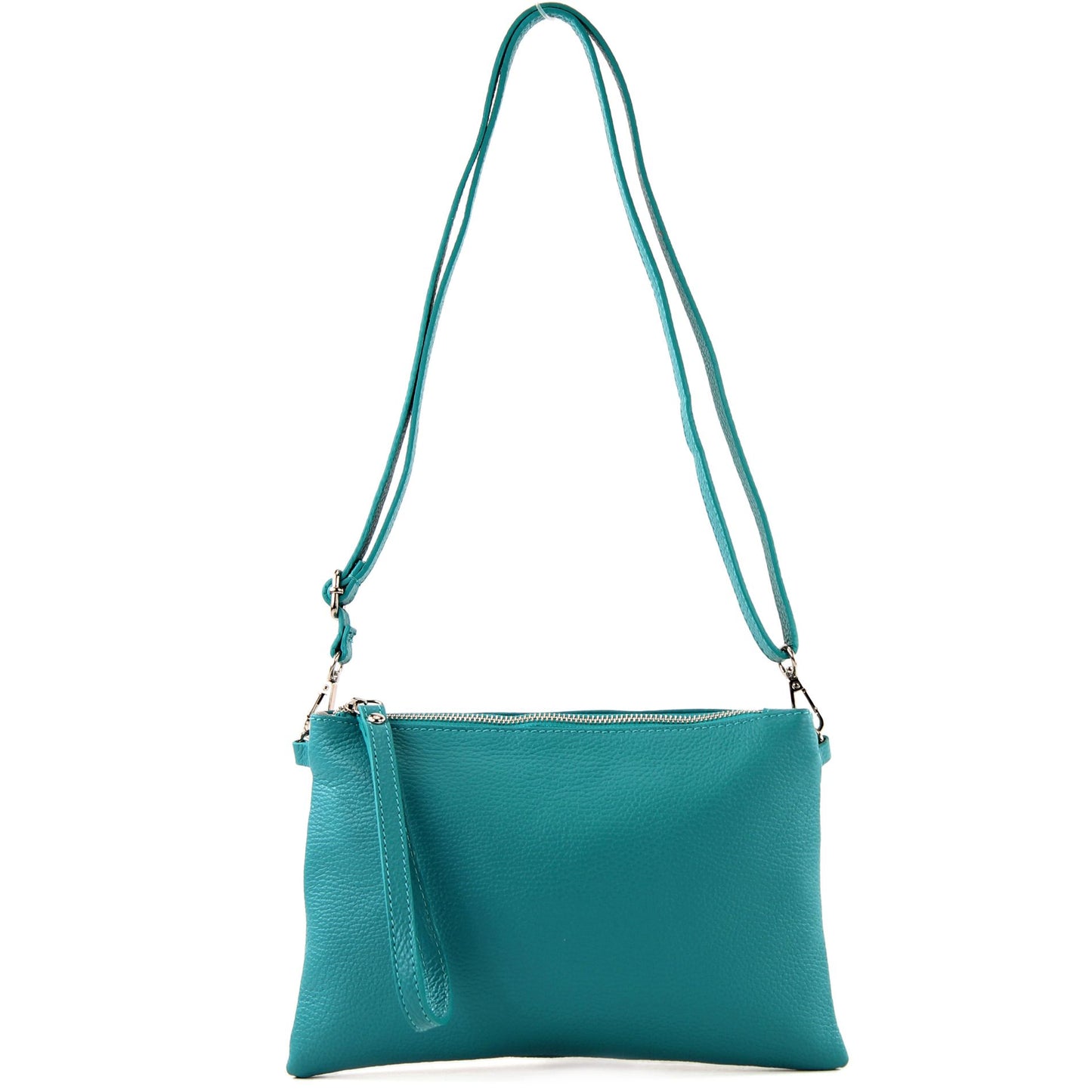 modamoda de T186 Damen Leder Clutch Umhängetasche Abendtasche handmade in Italy