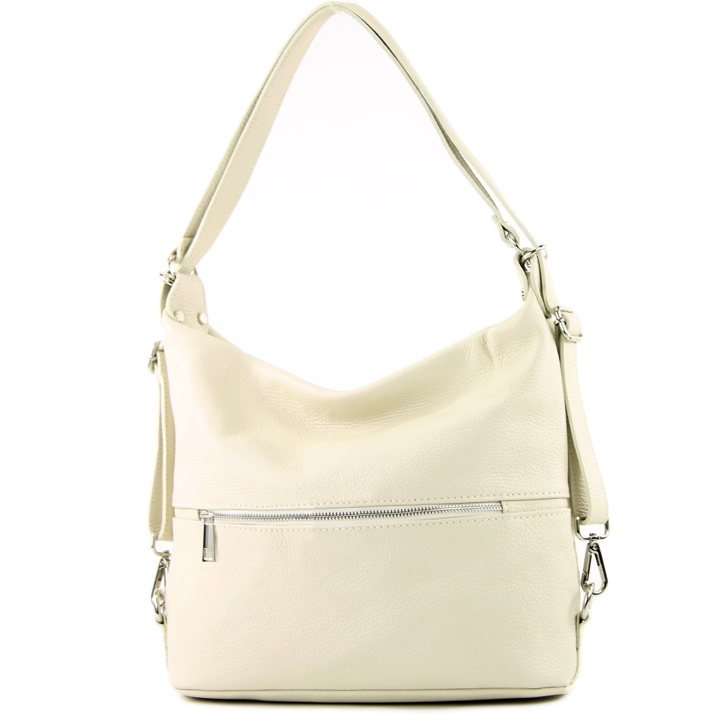 modamoda de T189 Damen Leder Rucksack Damentasche 2in1 handmade in Italy