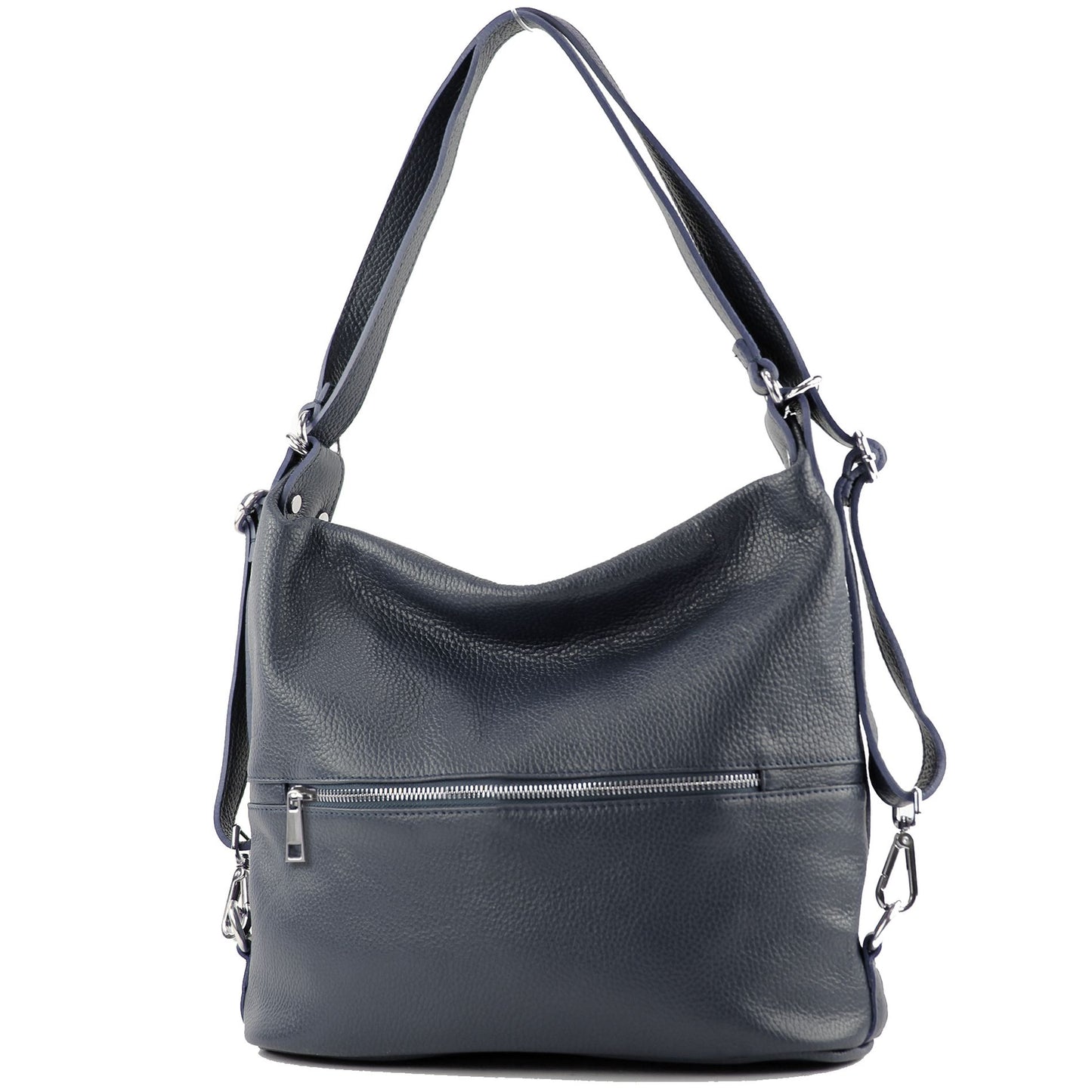 modamoda de T189 Damen Leder Rucksack Damentasche 2in1 handmade in Italy