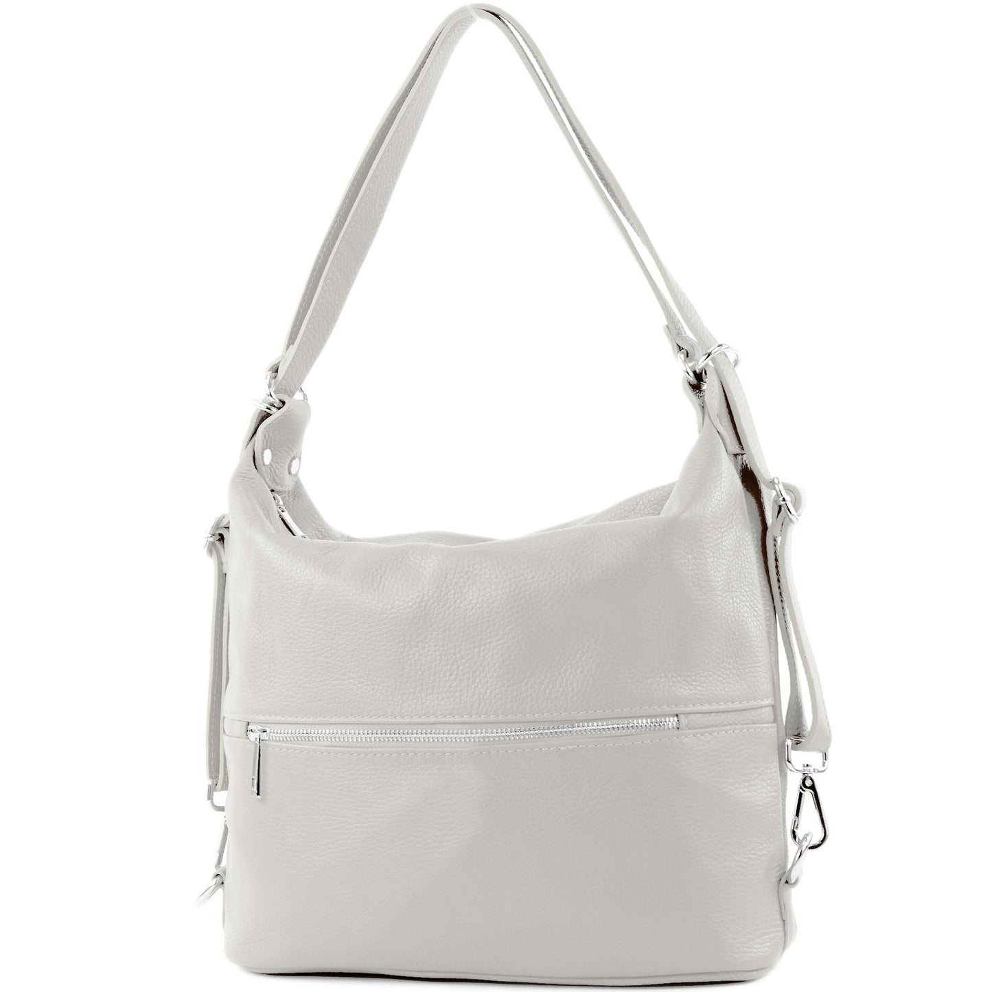 modamoda de T189 Damen Leder Rucksack Damentasche 2in1 handmade in Italy