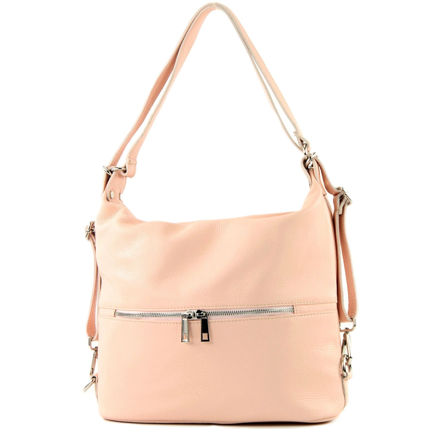 modamoda de T189 Damen Leder Rucksack Damentasche 2in1 handmade in Italy