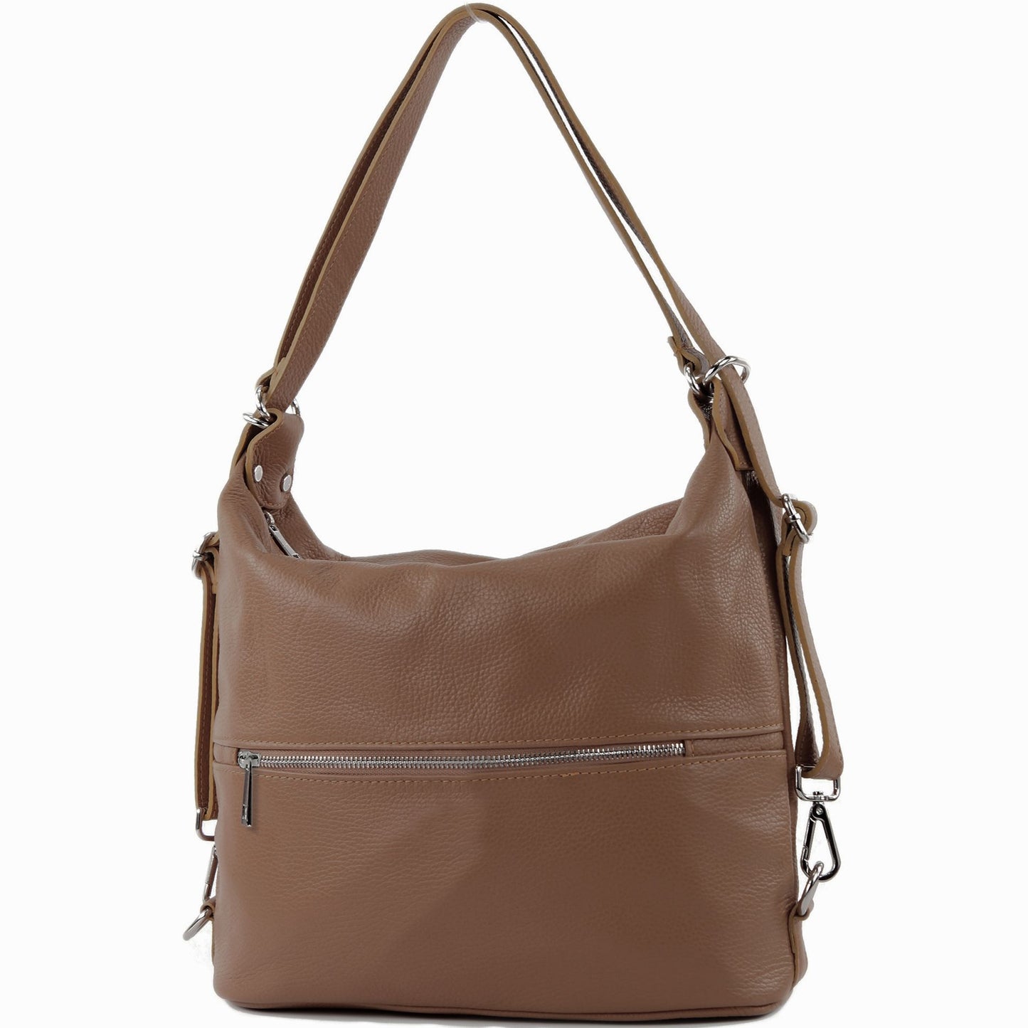 modamoda de T189 Damen Leder Rucksack Damentasche 2in1 handmade in Italy