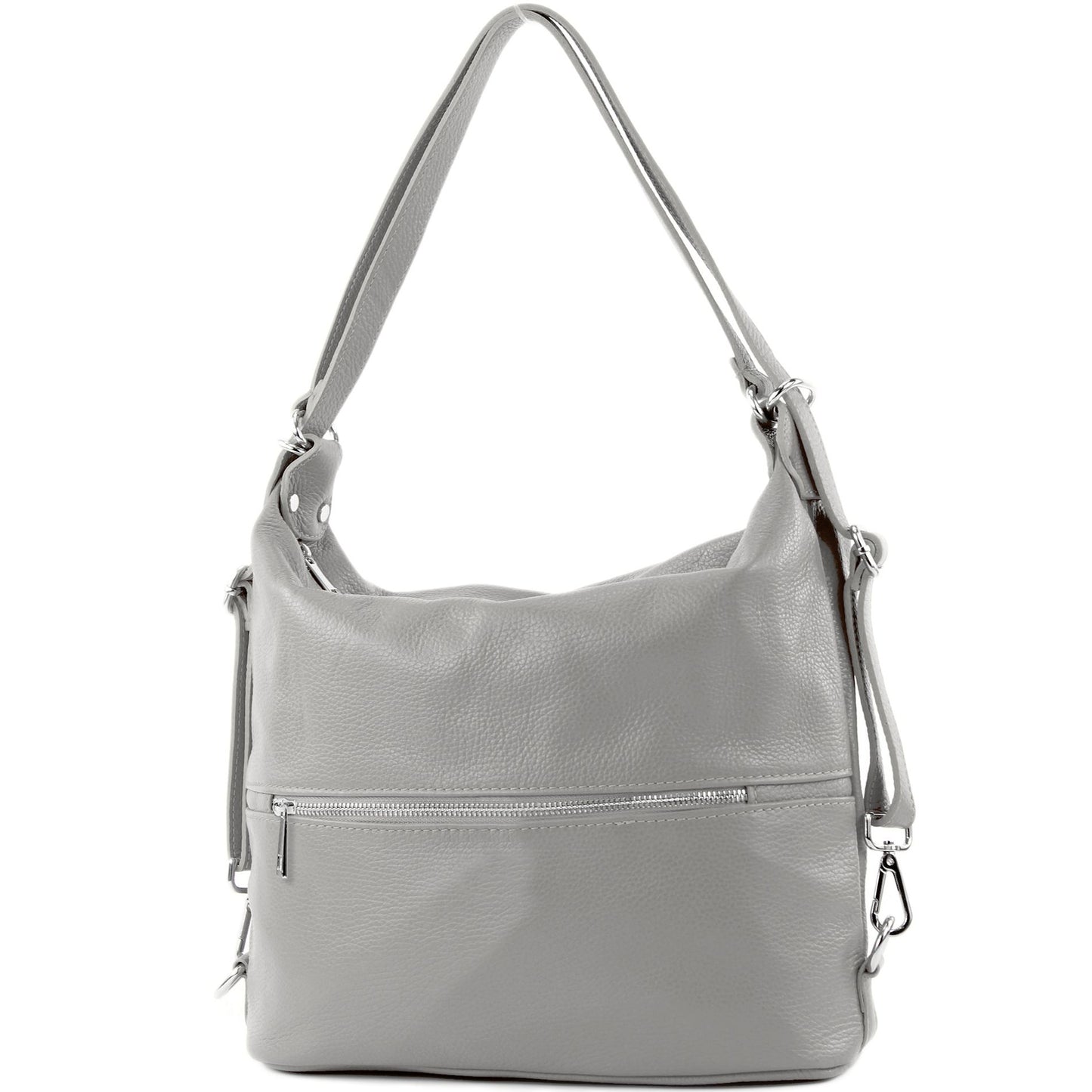 modamoda de T189 Damen Leder Rucksack Damentasche 2in1 handmade in Italy