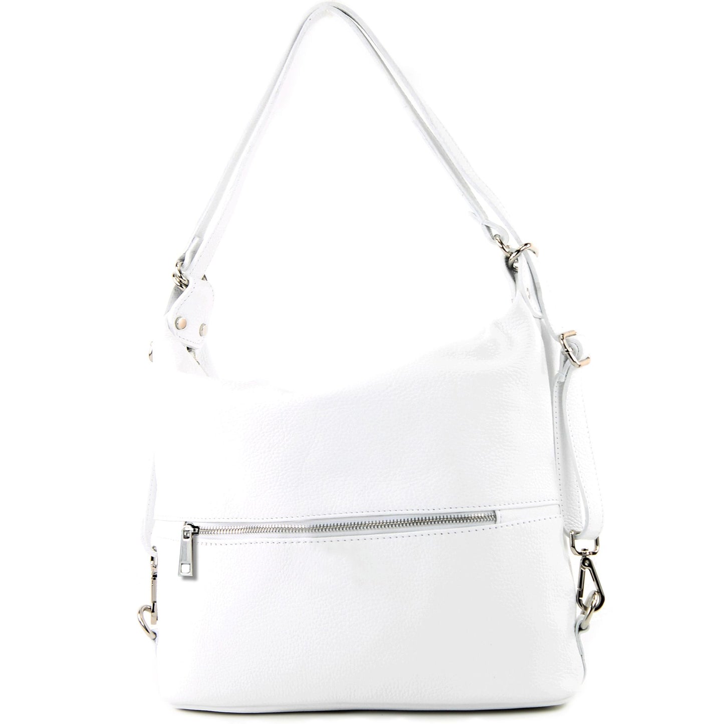 modamoda de T189 Damen Leder Rucksack Damentasche 2in1 handmade in Italy