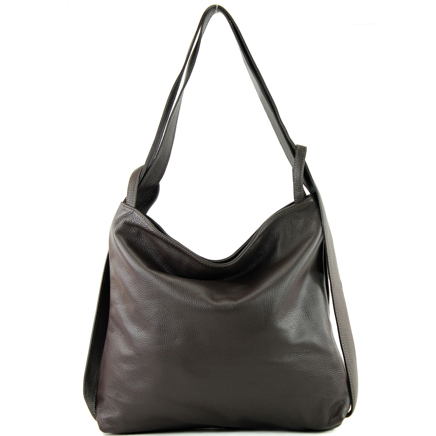 modamoda de T192 Damen Leder Rucksack Schultertasche 2in1 handmade in Italy