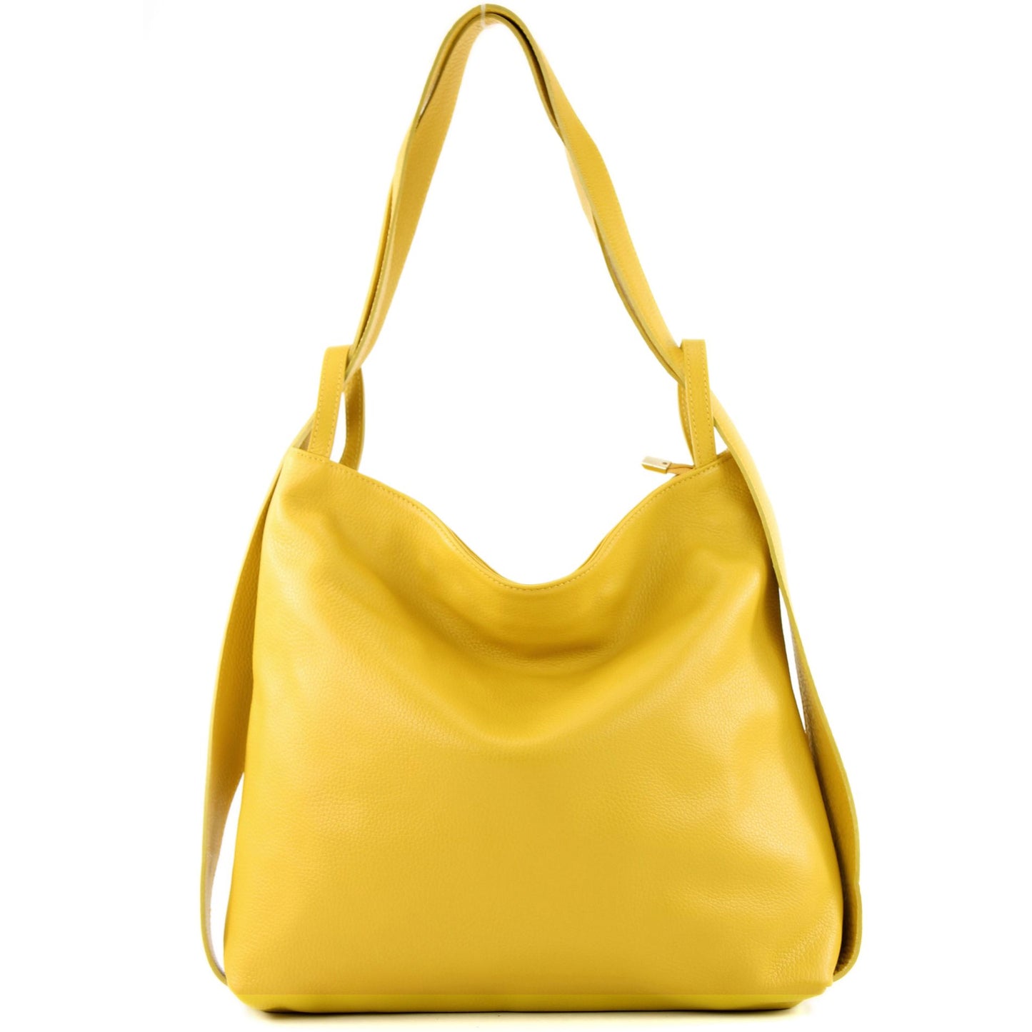 modamoda de T192 Damen Leder Rucksack Schultertasche 2in1 handmade in Italy