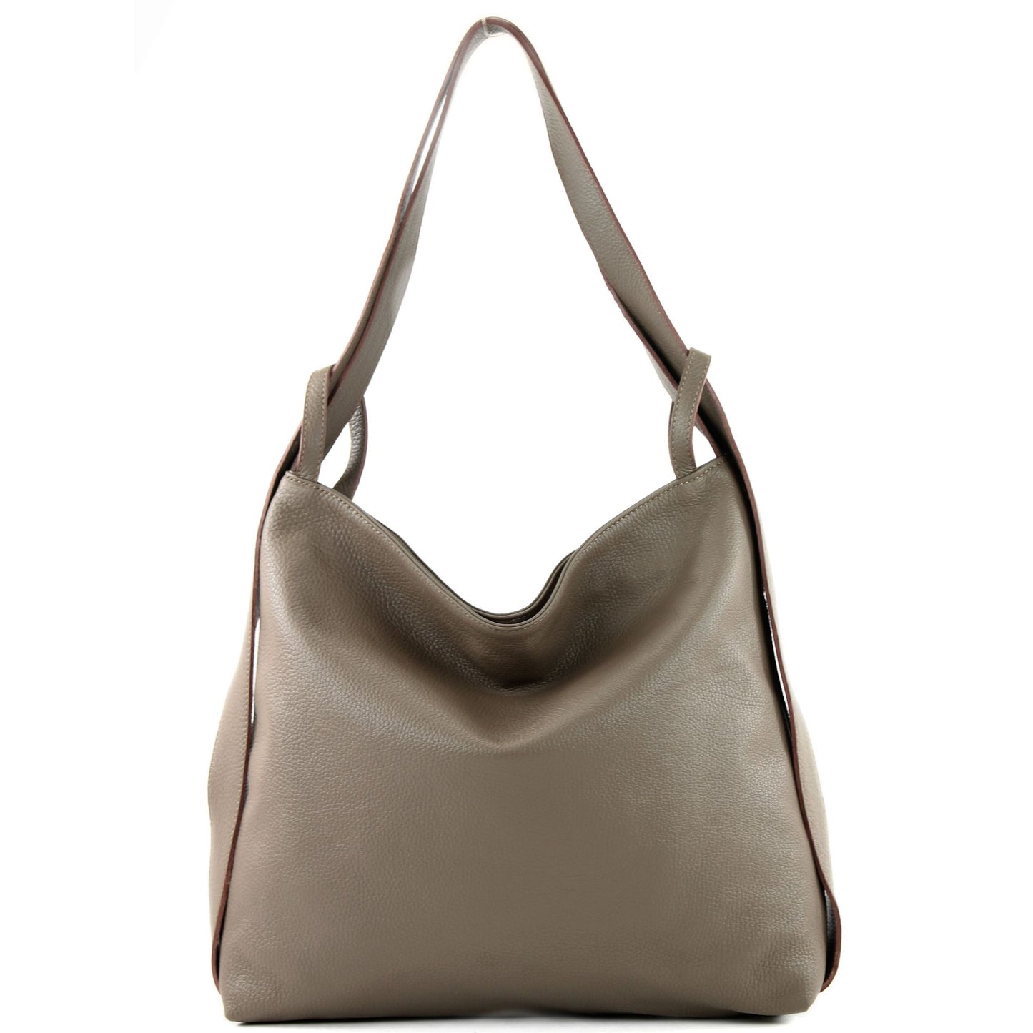modamoda de T192 Damen Leder Rucksack Schultertasche 2in1 handmade in Italy