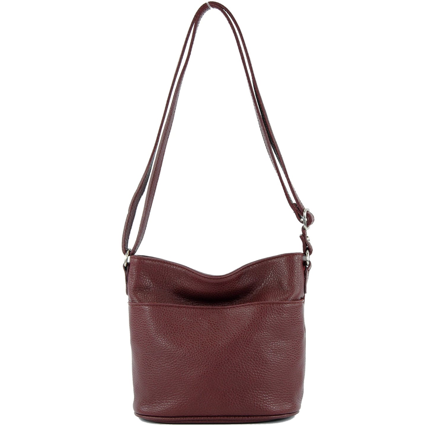modamoda de T198 kleine Damen Leder Umhängetasche Schultertasche handmade in Italy