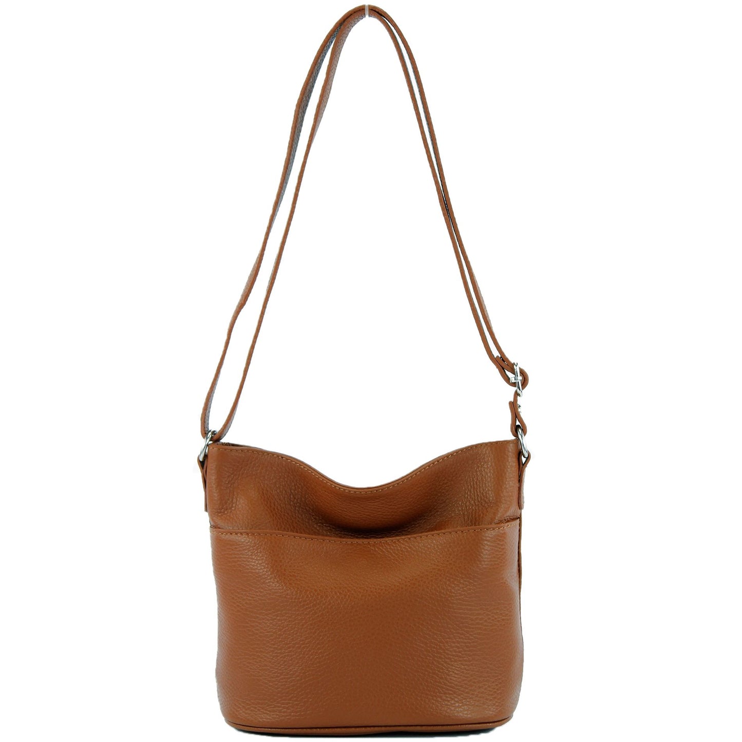 modamoda de T198 kleine Damen Leder Umhängetasche Schultertasche handmade in Italy