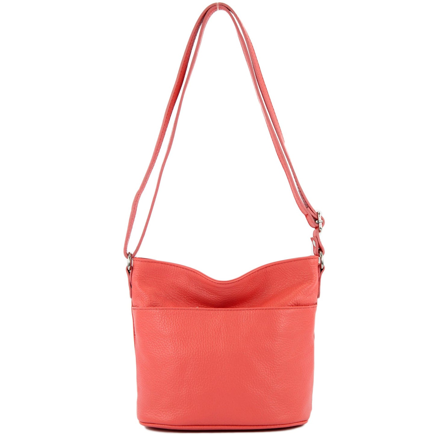 modamoda de T198 kleine Damen Leder Umhängetasche Schultertasche handmade in Italy