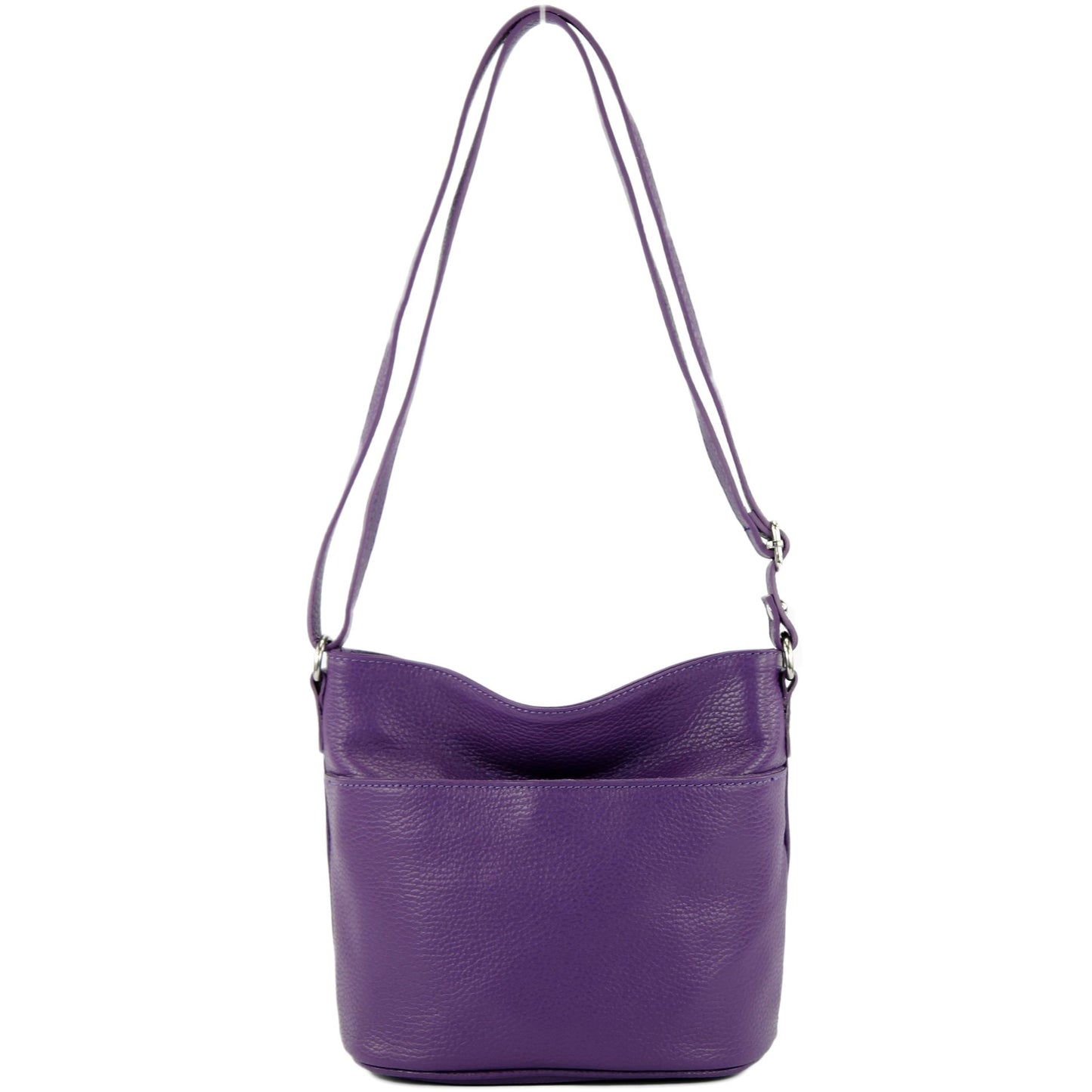 modamoda de T198 kleine Damen Leder Umhängetasche Schultertasche handmade in Italy