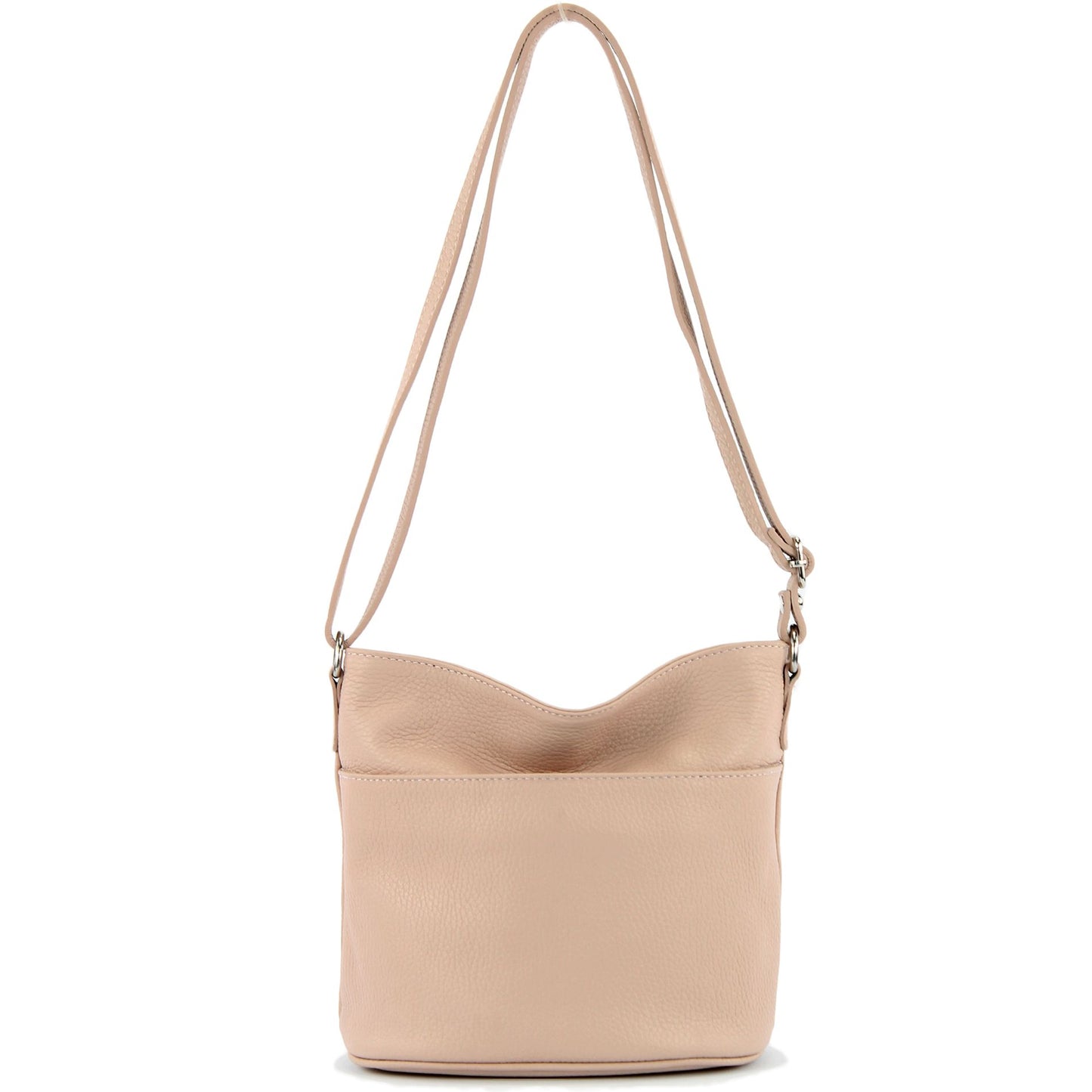 modamoda de T198 kleine Damen Leder Umhängetasche Schultertasche handmade in Italy