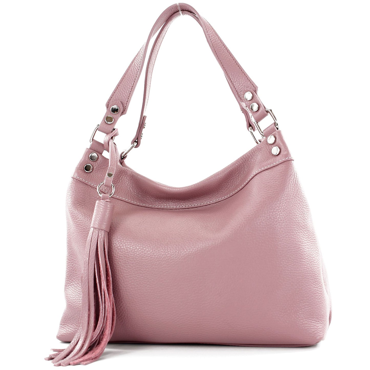 modamoda de T201 Damen Leder Schultertasche Handtasche handmade in Italy