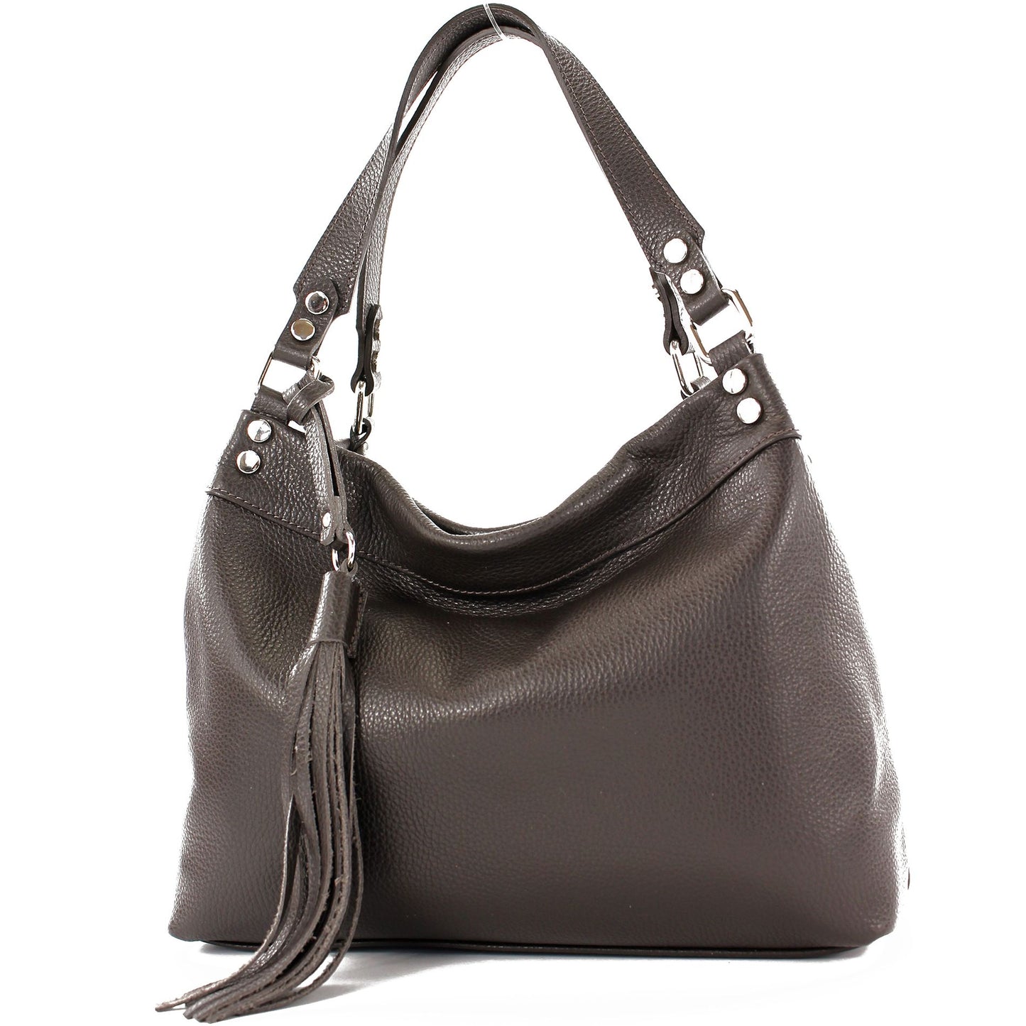 modamoda de T201 Damen Leder Schultertasche Handtasche handmade in Italy