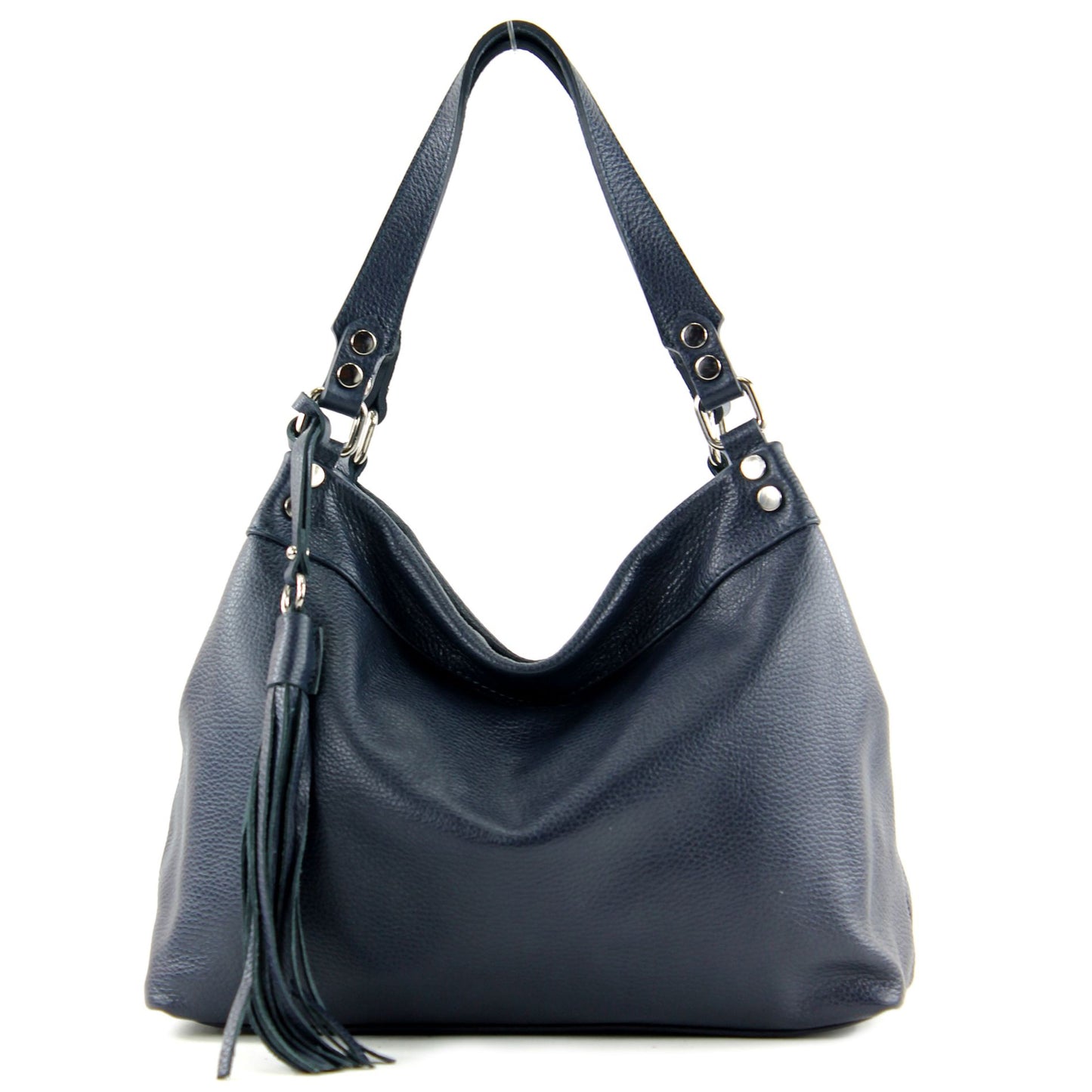modamoda de T201 Damen Leder Schultertasche Handtasche handmade in Italy
