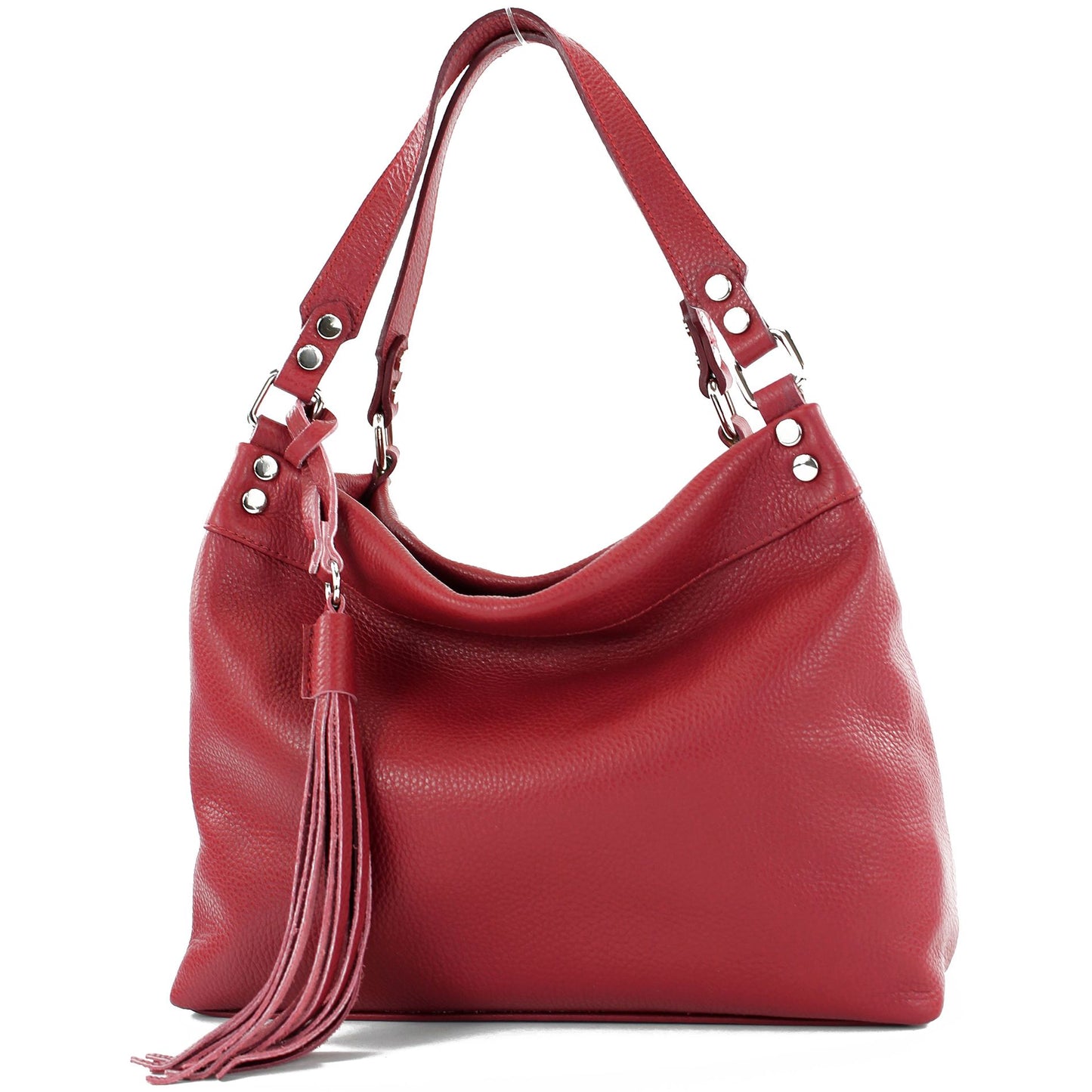 modamoda de T201 Damen Leder Schultertasche Handtasche handmade in Italy