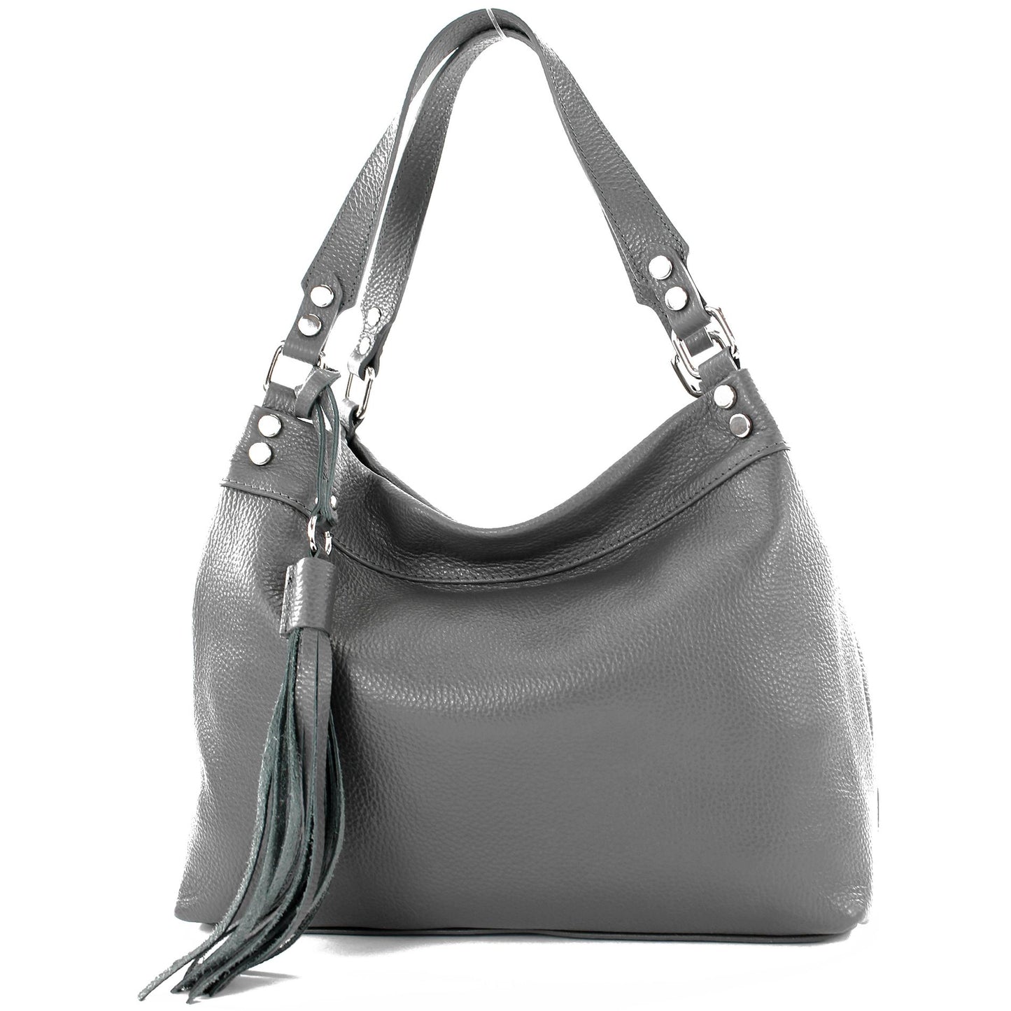 modamoda de T201 Damen Leder Schultertasche Handtasche handmade in Italy