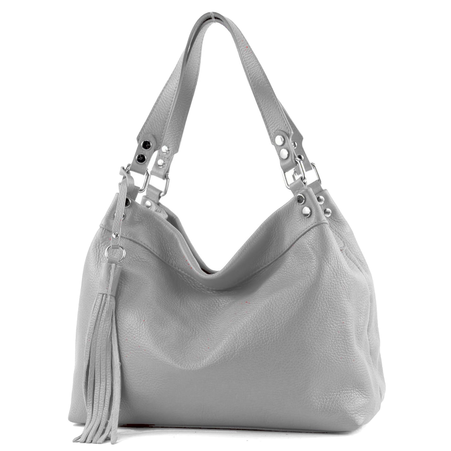 modamoda de T201 Damen Leder Schultertasche Handtasche handmade in Italy