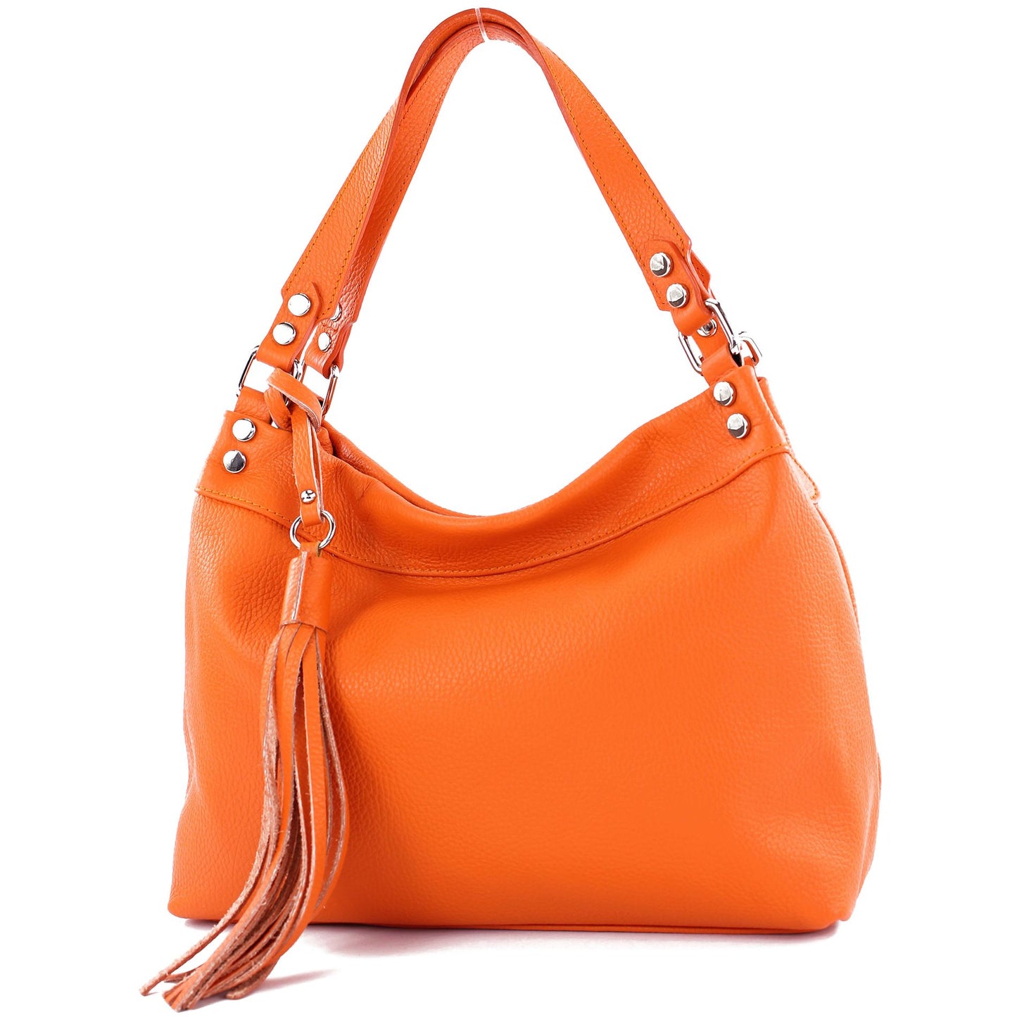 modamoda de T201 Damen Leder Schultertasche Handtasche handmade in Italy
