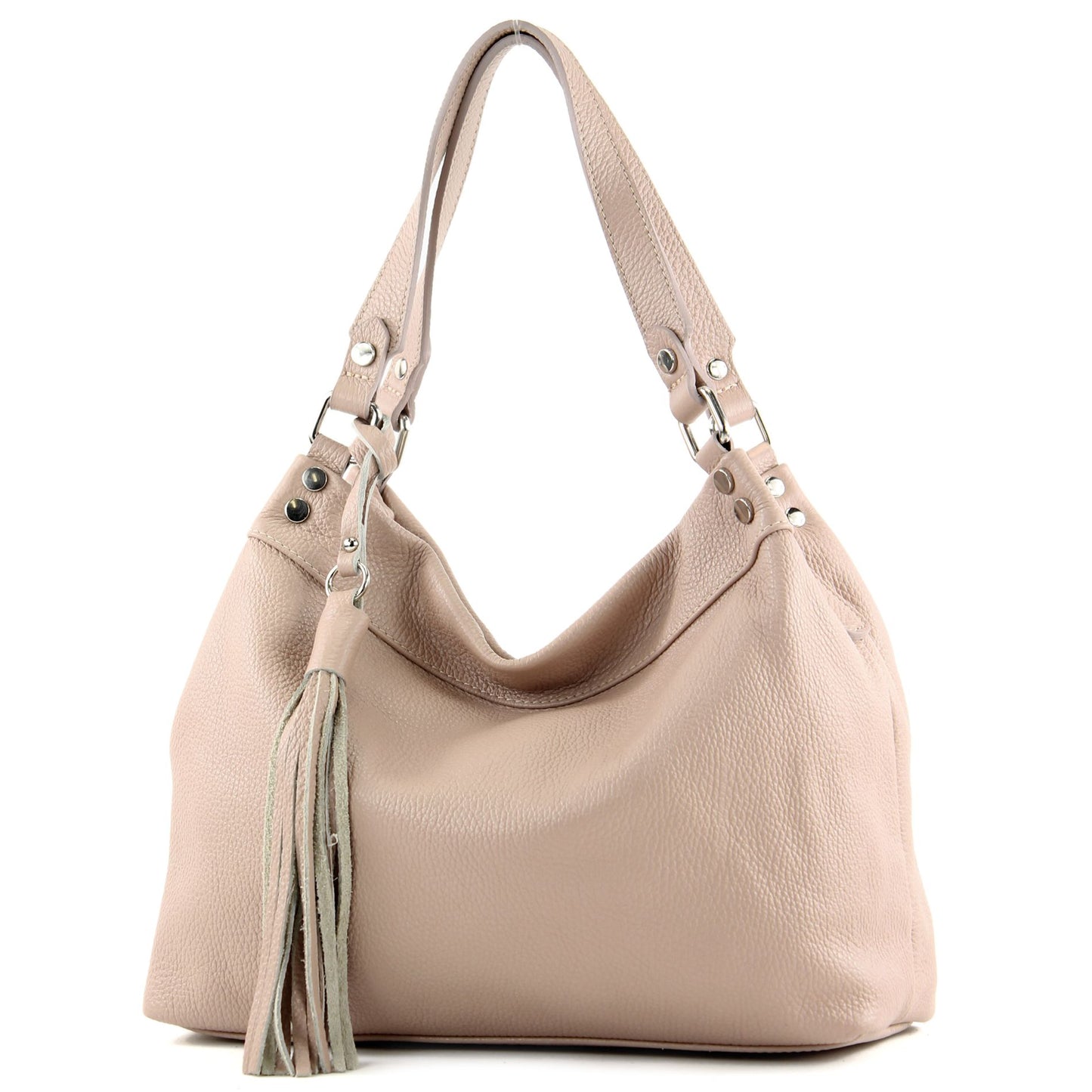 modamoda de T201 Damen Leder Schultertasche Handtasche handmade in Italy