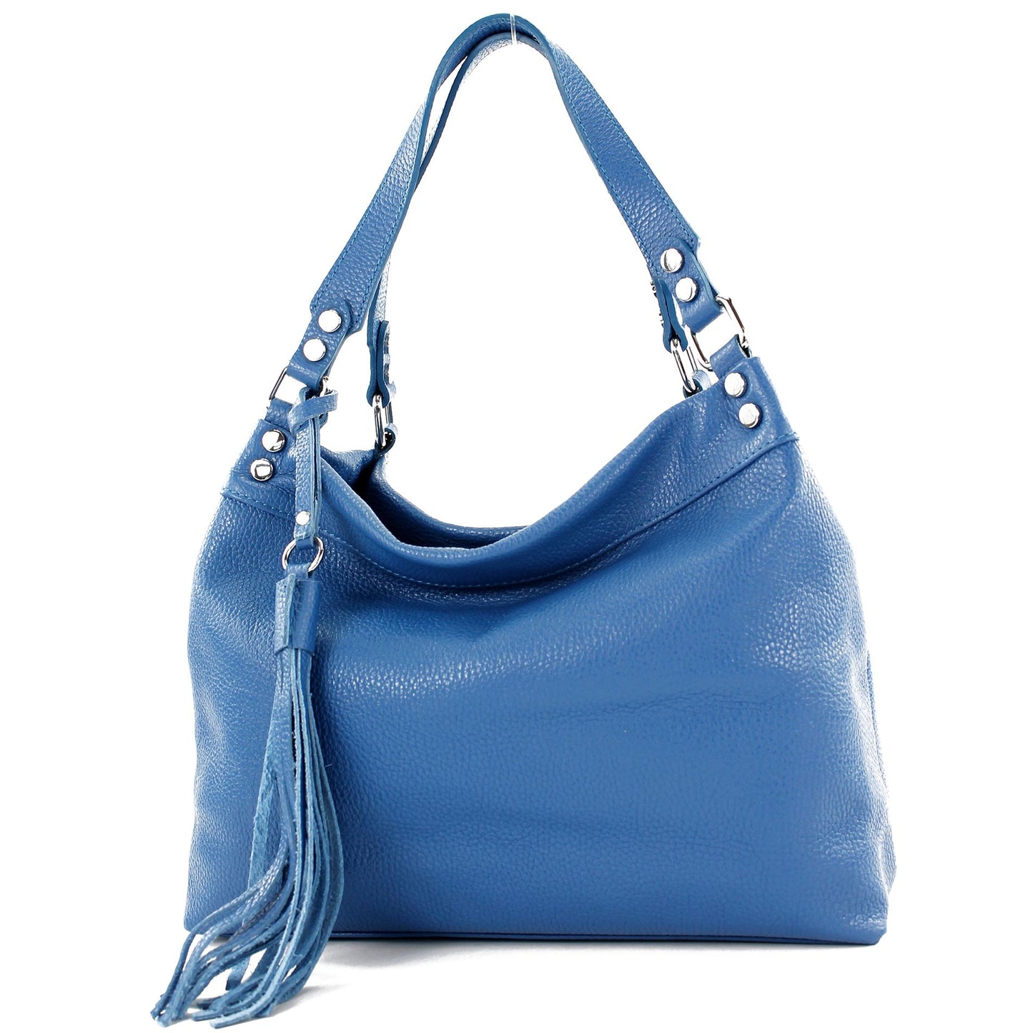 modamoda de T201 Damen Leder Schultertasche Handtasche handmade in Italy