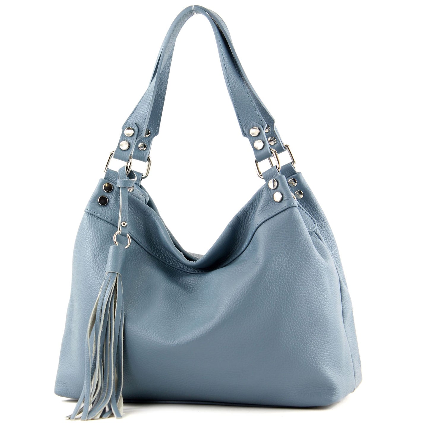 modamoda de T201 Damen Leder Schultertasche Handtasche handmade in Italy