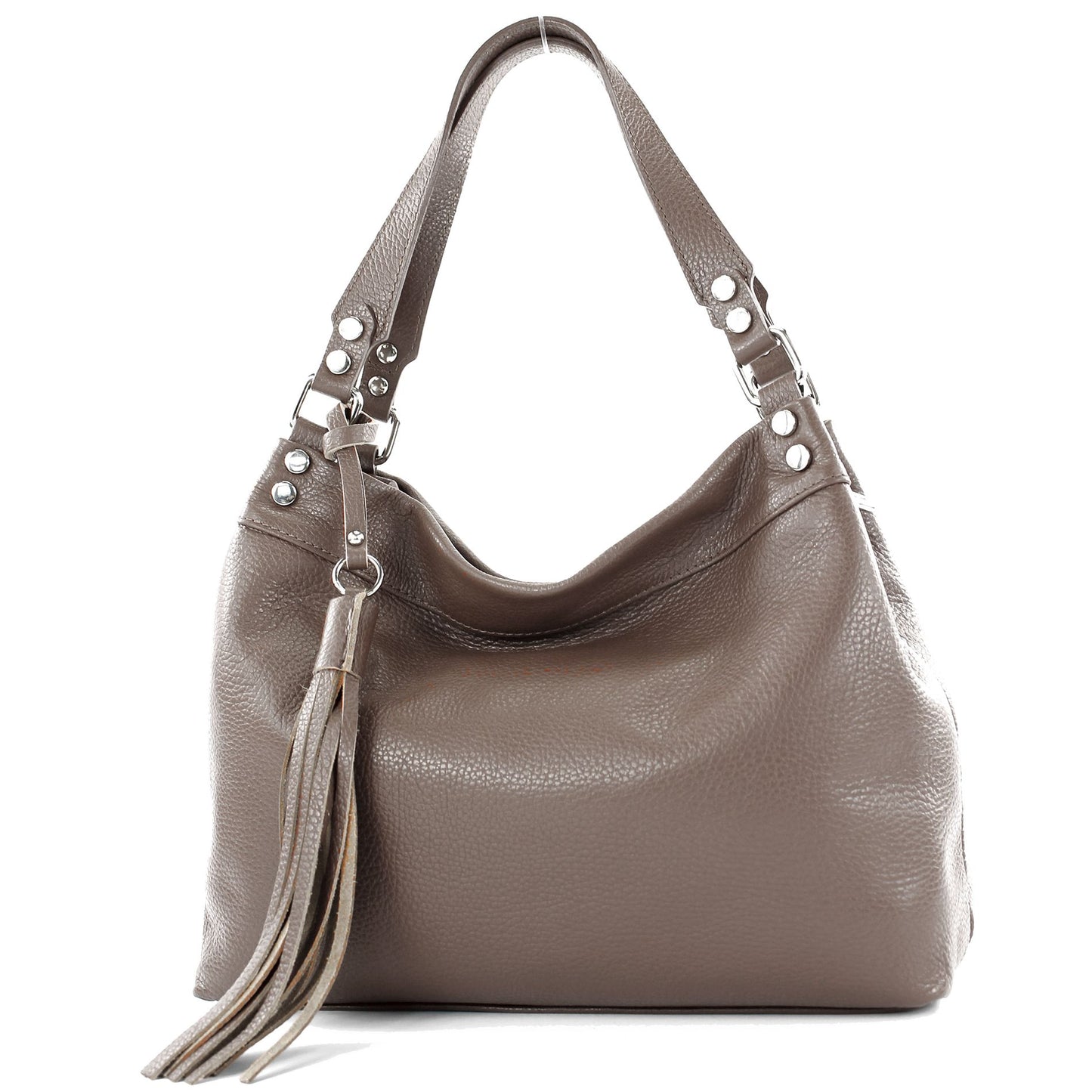 modamoda de T201 Damen Leder Schultertasche Handtasche handmade in Italy
