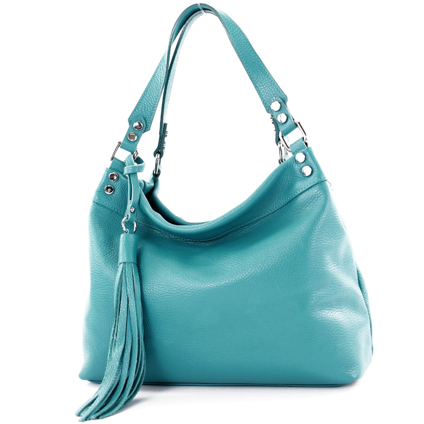 modamoda de T201 Damen Leder Schultertasche Handtasche handmade in Italy
