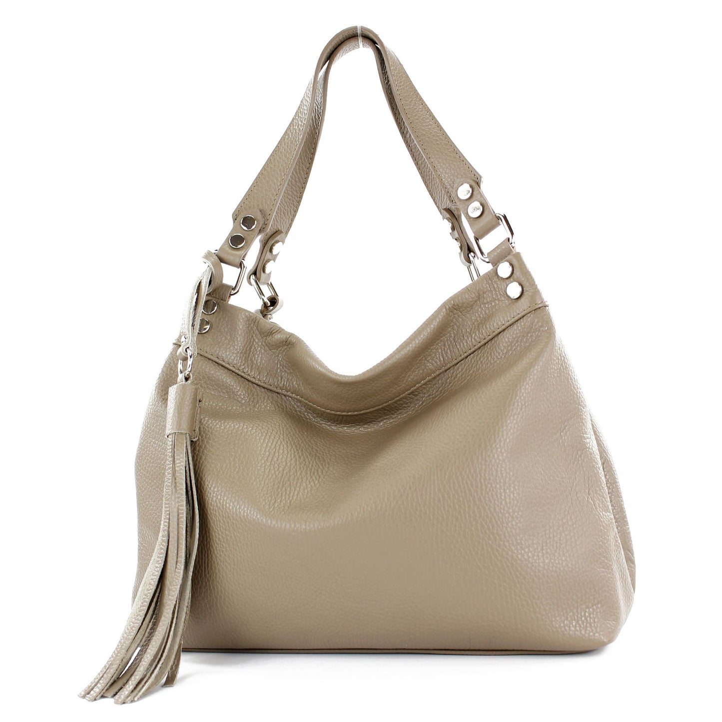 modamoda de T201 Damen Leder Schultertasche Handtasche handmade in Italy