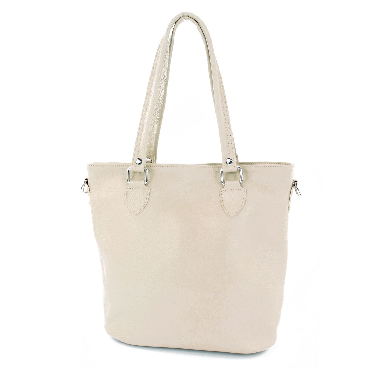 modamoda de - T215 - Italienische Ledertasche Shopper Large