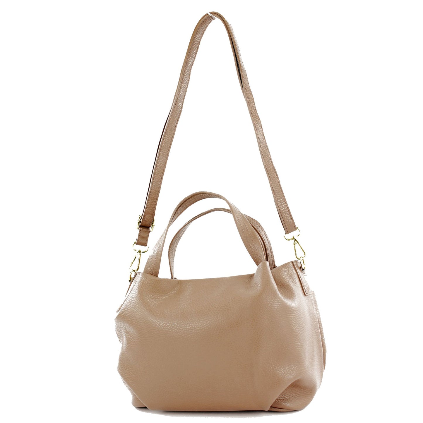 modamoda de T218 Damen Leder Henkeltasche Tragetasche Schultertasche handmade in Italy