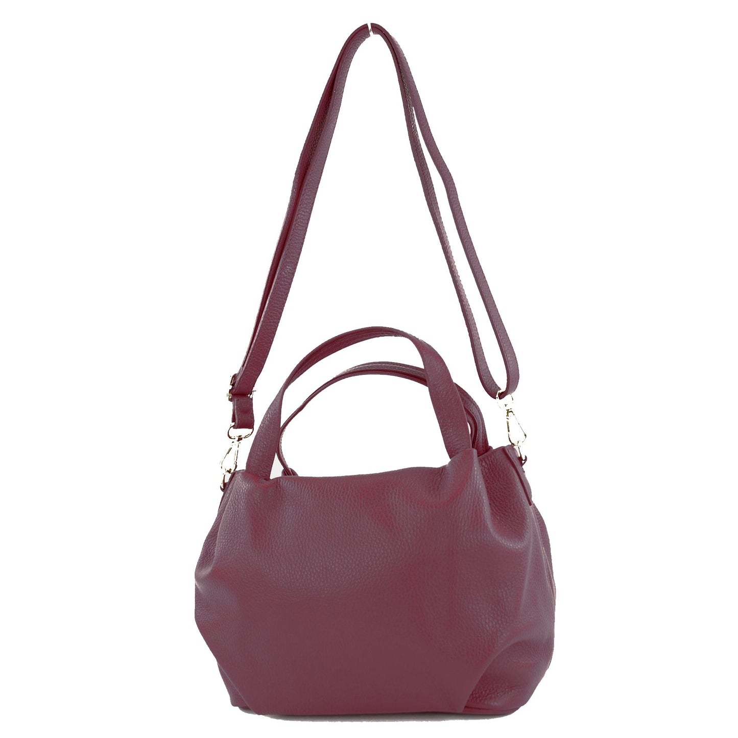 modamoda de T218 Damen Leder Henkeltasche Tragetasche Schultertasche handmade in Italy