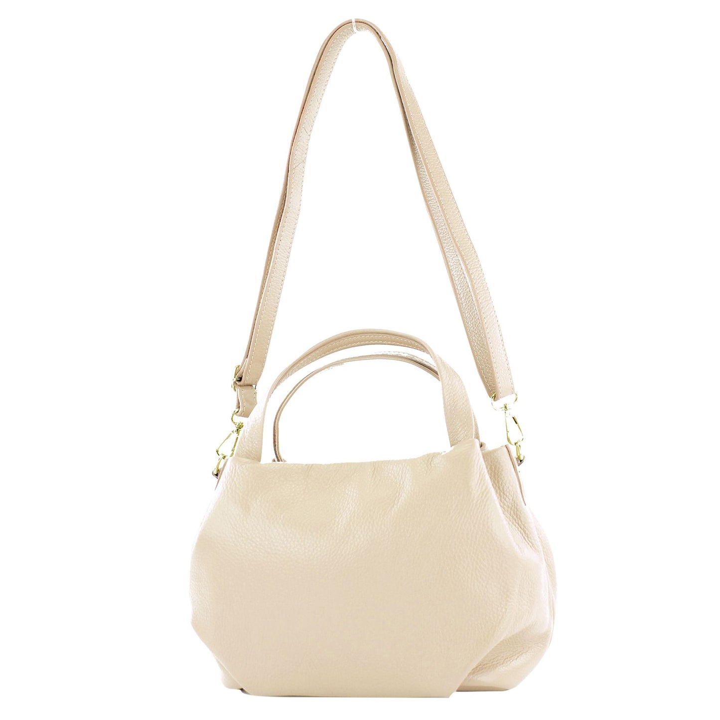 modamoda de T218 Damen Leder Henkeltasche Tragetasche Schultertasche handmade in Italy