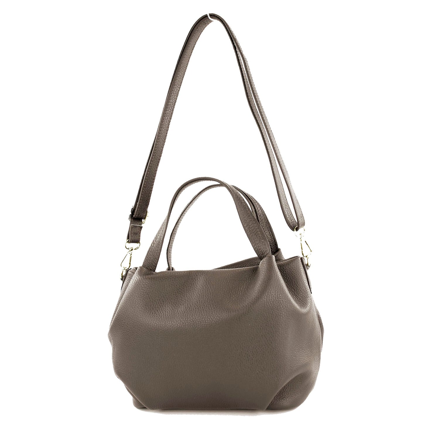 modamoda de T218 Damen Leder Henkeltasche Tragetasche Schultertasche handmade in Italy