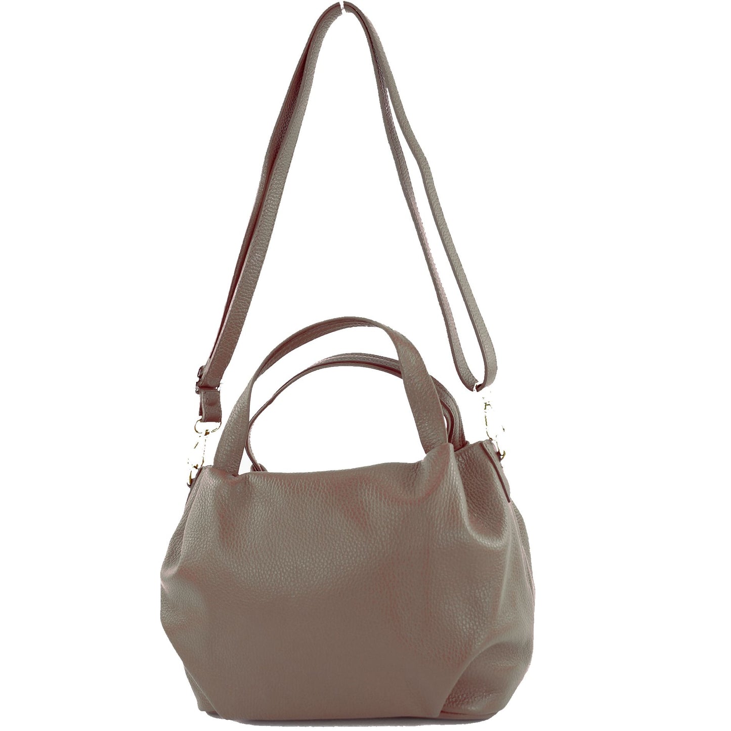 modamoda de T218 Damen Leder Henkeltasche Tragetasche Schultertasche handmade in Italy