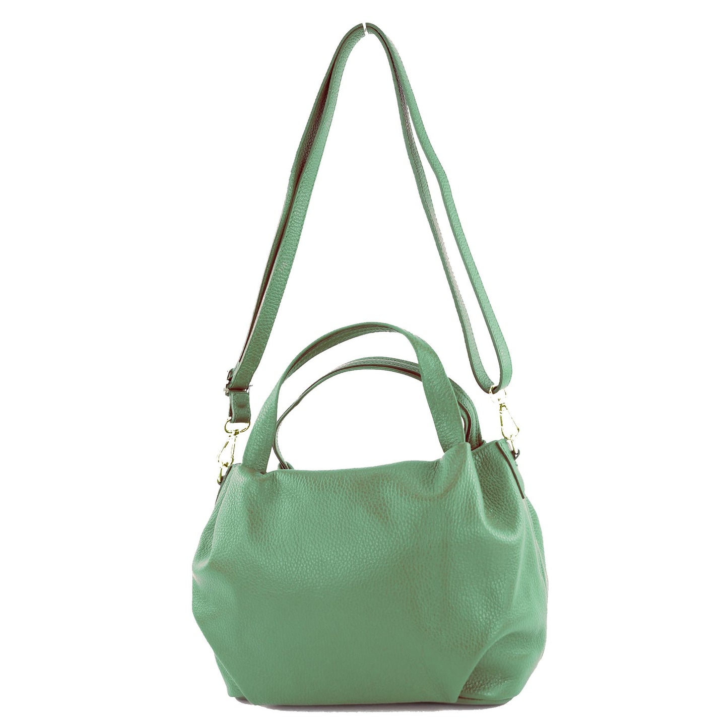 modamoda de T218 Damen Leder Henkeltasche Tragetasche Schultertasche handmade in Italy