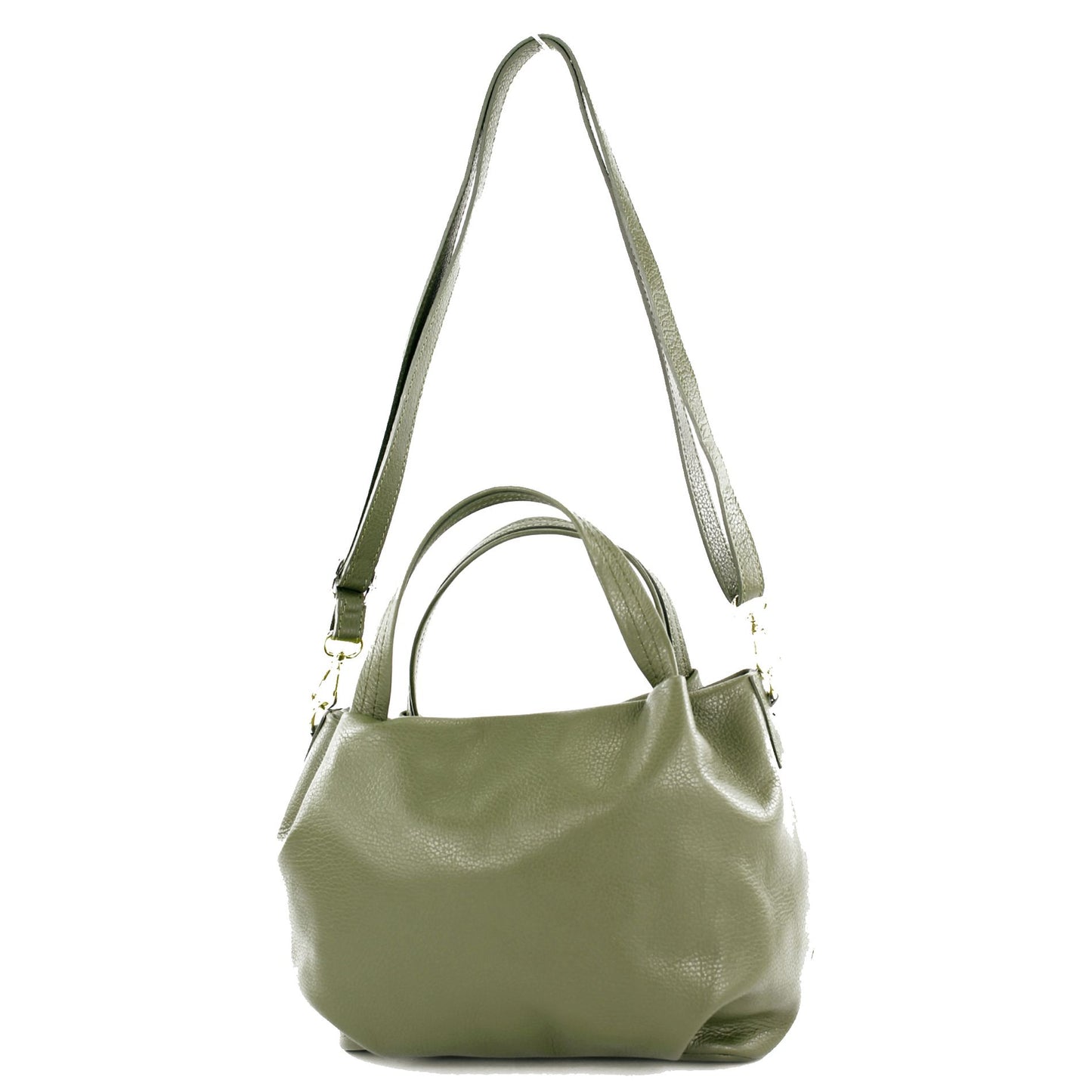 modamoda de T218 Damen Leder Henkeltasche Tragetasche Schultertasche handmade in Italy