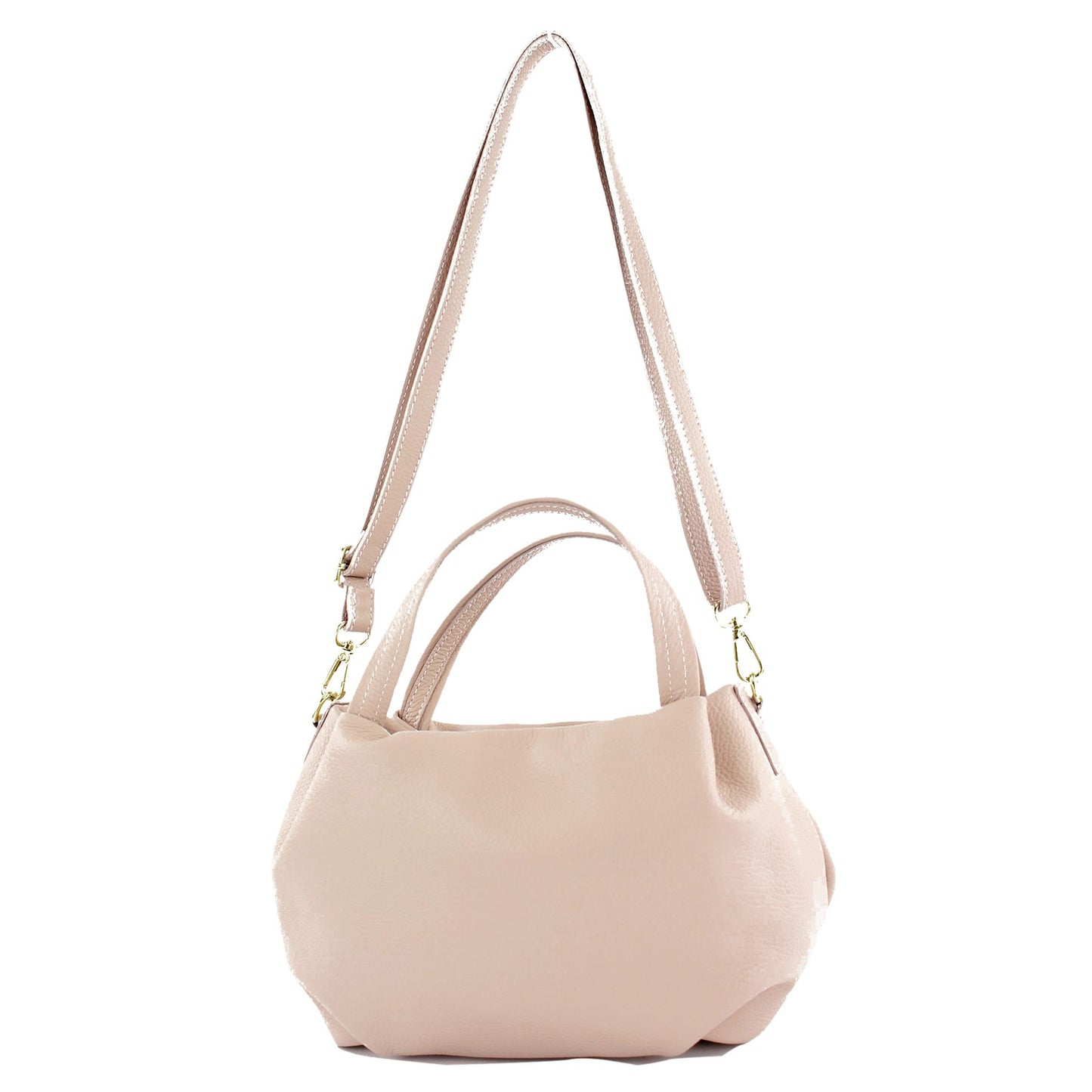 modamoda de T218 Damen Leder Henkeltasche Tragetasche Schultertasche handmade in Italy